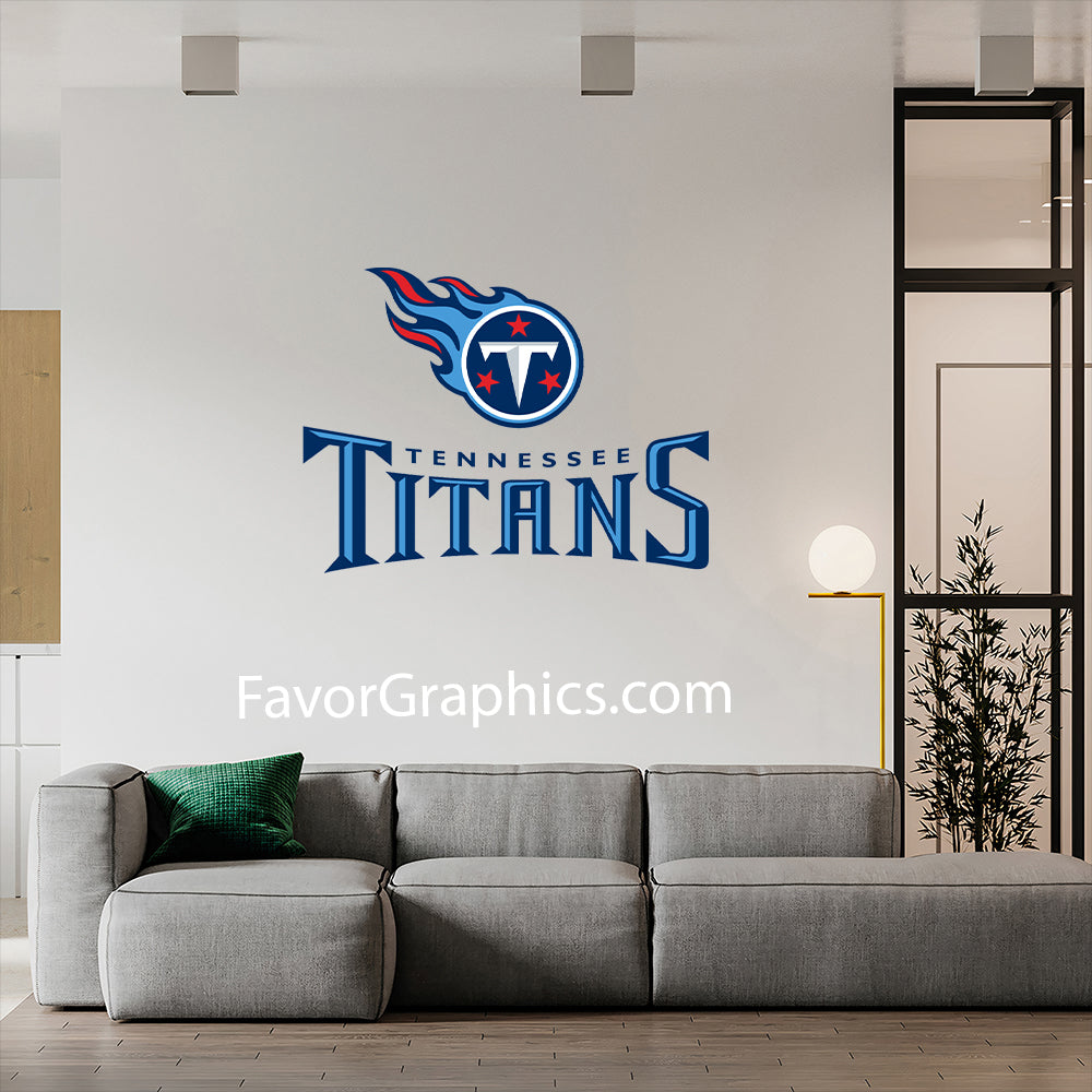 Tennessee Titans Home Room Wall Vinyl Decal Sticker Mural Poster