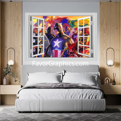 Superhero Avengers Vinyl Wall Art Decal Sticker Poster Print Mural