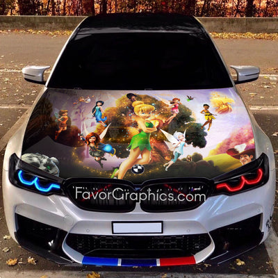 Tinker Bell Itasha Car Vinyl Hood Wrap Decal Sticker