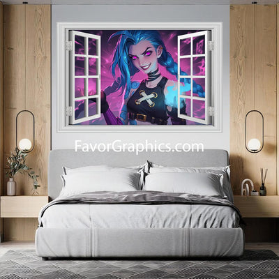 Jinx (League Of Legends) Vinyl Wall Art Decal Sticker Poster Print Mural