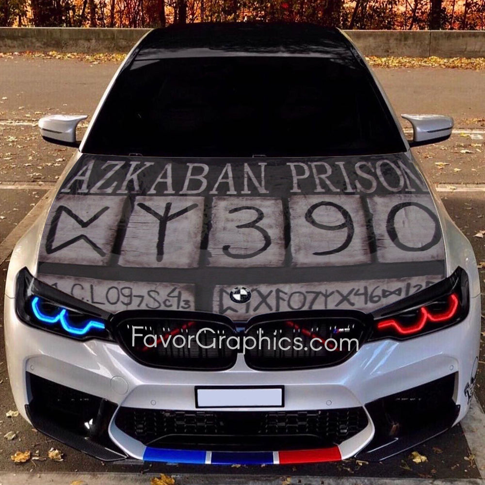 Azkaban Prison Sirius Black Prison Itasha Car Vinyl Hood Wrap