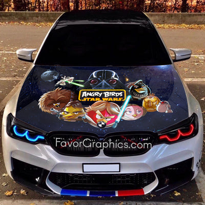 Angry Birds Itasha Car Vinyl Hood Wrap Decal Sticker