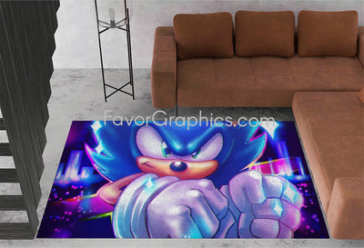 Sonic The Hedgehog Home Bedroom Decor Rug Carpet Mat