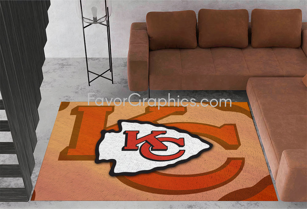 Kansas City Chiefs Home Bedroom Decor Rug Carpet Mat