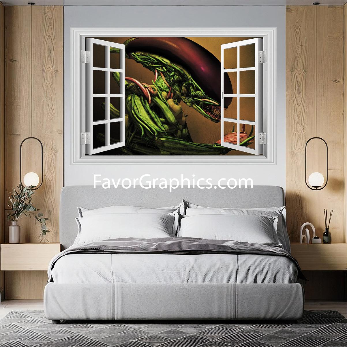 Xenomorph Vinyl Wall Art Decal Sticker Poster Print Mural