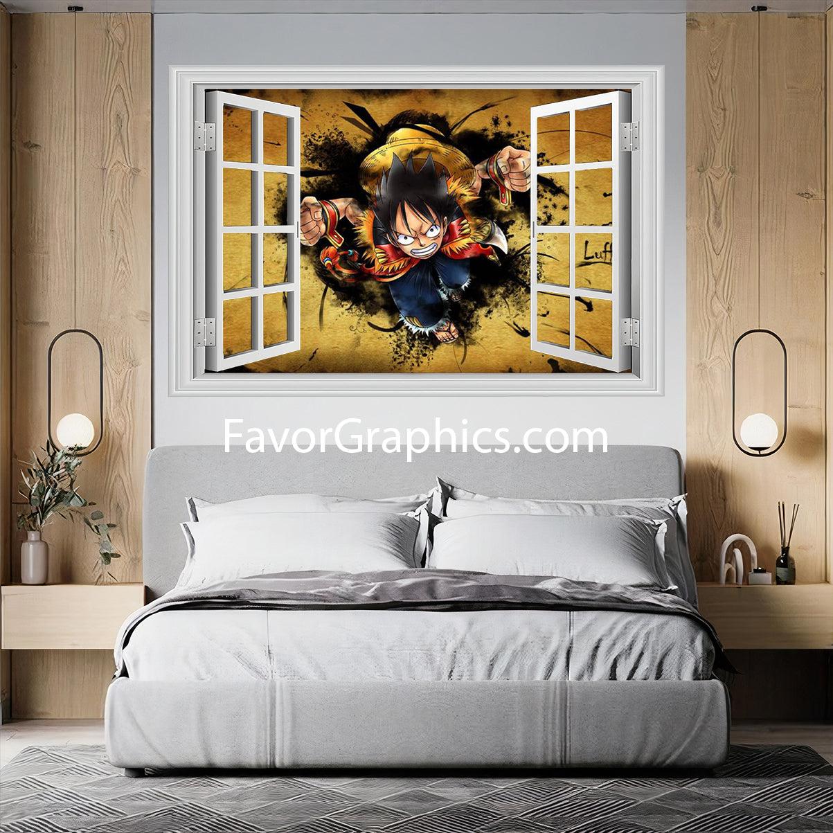 Monkey D. Luffy Vinyl Wall Art Decal Sticker Poster Print Mural