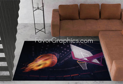 Basketball Home Bedroom Decor Rug Carpet Mat