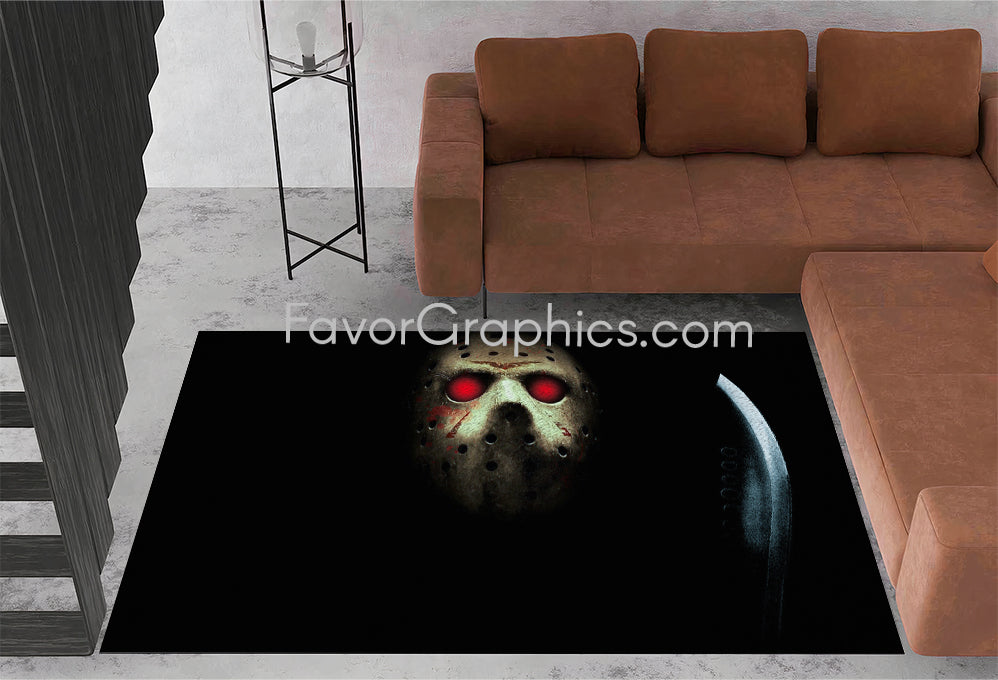 Jason Voorhees Home Bedroom Decor Rug Carpet Mat