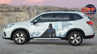 Darth Vader Car Door Vinyl Wrap Decal Sticker