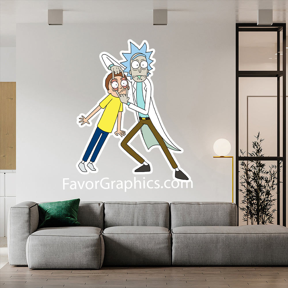 Rick And Morty Home Room Wall Vinyl Decal Sticker Mural Poster