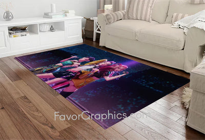 Huntrix HUNTR/X Kpop Demon Hunters Home Bedroom Decor Rug Carpet Mat