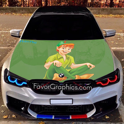 Peter Pan Itasha Car Vinyl Hood Wrap Decal Sticker