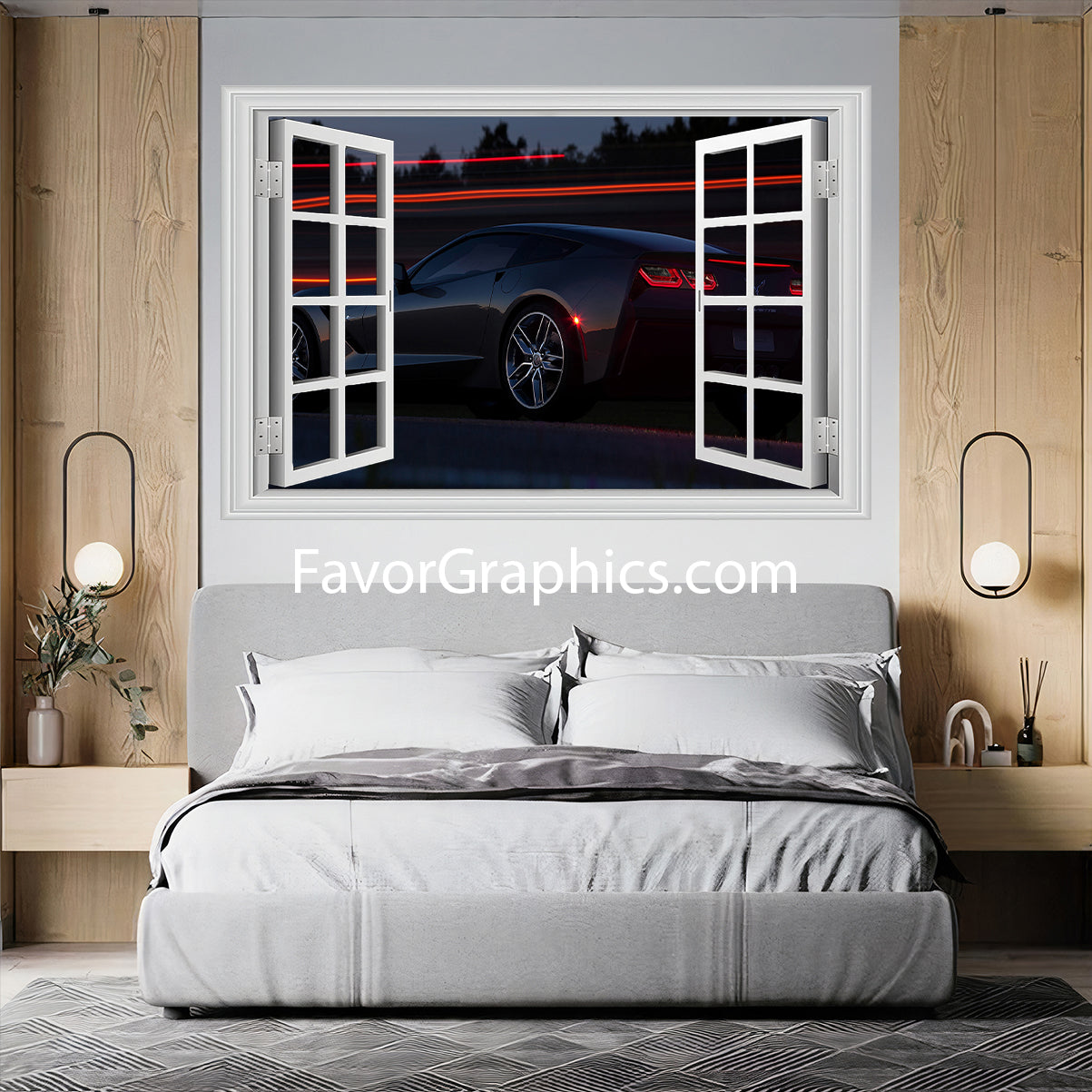 Chevrolet Corvette Vinyl Wall Art Decal Sticker Poster Print Mural