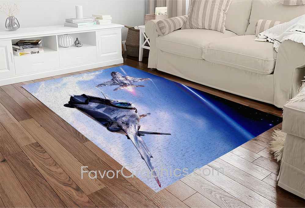 Military Aircraft Home Bedroom Decor Rug Carpet Mat