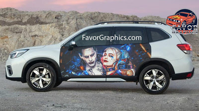 Harley QuinnCar Door Vinyl Wrap Decal Sticker