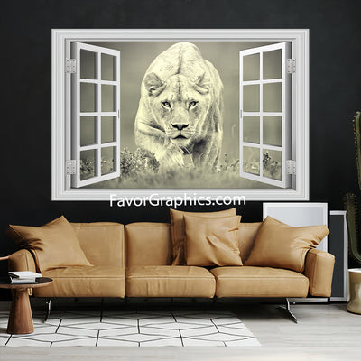 Lion  Vinyl Wall Art Decal Sticker Poster Print Mural