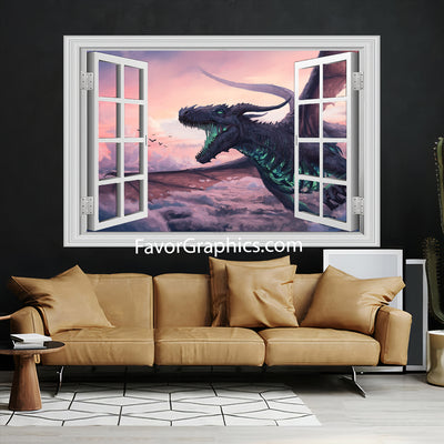 Dragon Vinyl Wall Art Decal Sticker Poster Print Mural