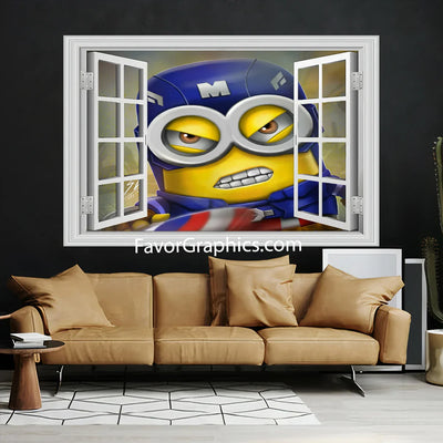Minion Vinyl Wall Art Decal Sticker Poster Print Mural