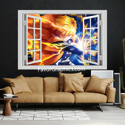 Zenitsu Agatsuma Vinyl Wall Art Decal Sticker Poster Print Mural