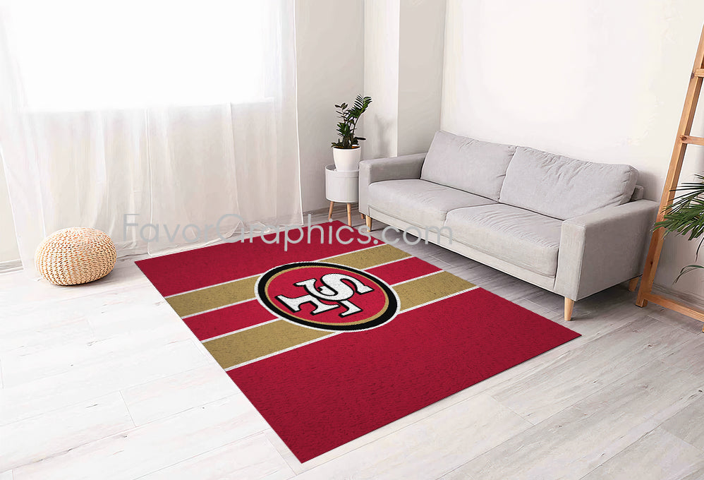 San Francisco 49ers Home Bedroom Decor Rug Carpet Mat