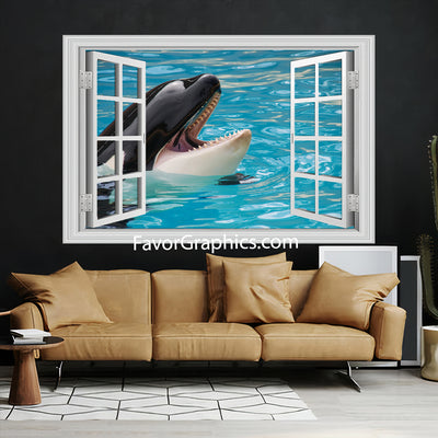 Orca Vinyl Wall Art Decal Sticker Poster Print Mural