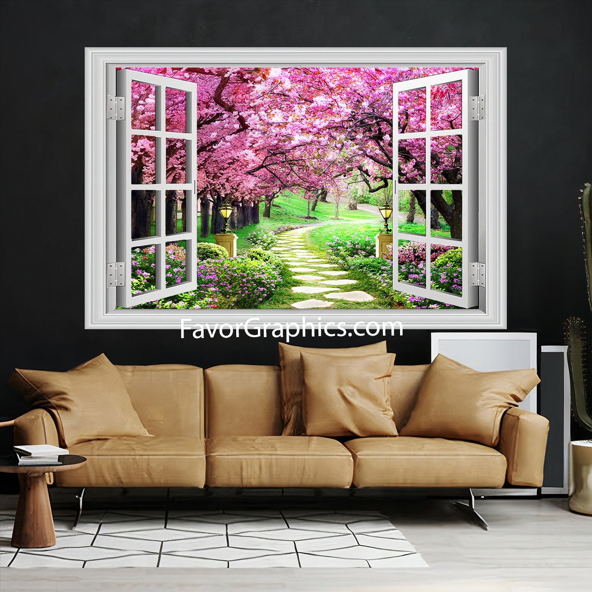 Cherry Blossom Vinyl Wall Art Decal Sticker Poster Print Mural