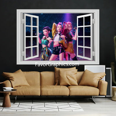 Huntrix HUNTR/X Kpop Demon Hunters Wall Art Poster Print Mural
