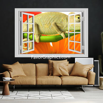 Chameleon Vinyl Wall Art Decal Sticker Poster Print Mural