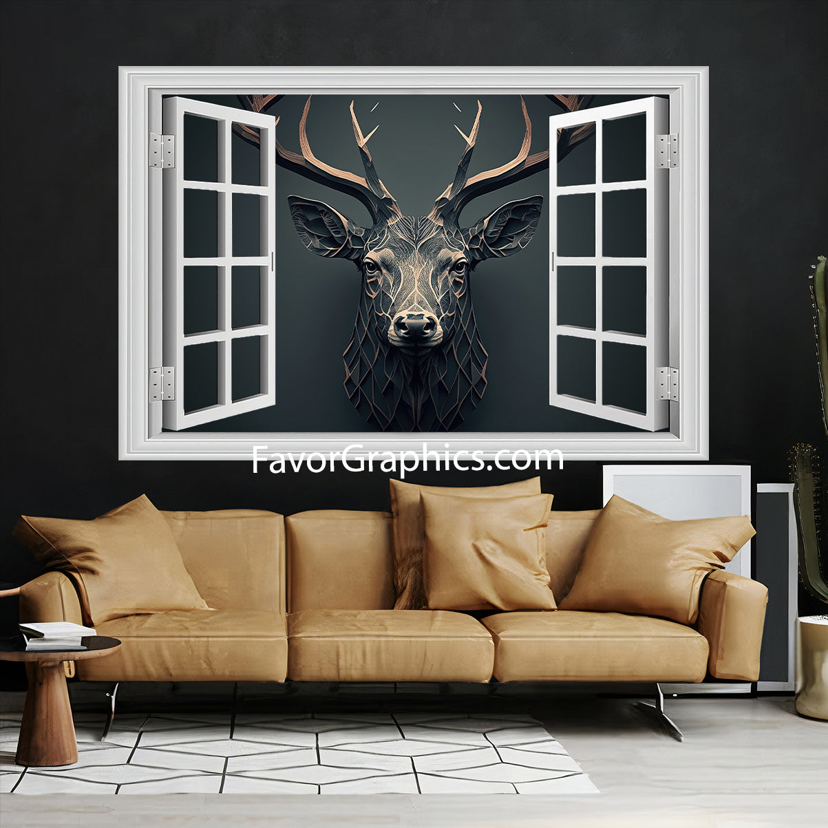 Deer Vinyl Wall Art Decal Sticker Poster Print Mural