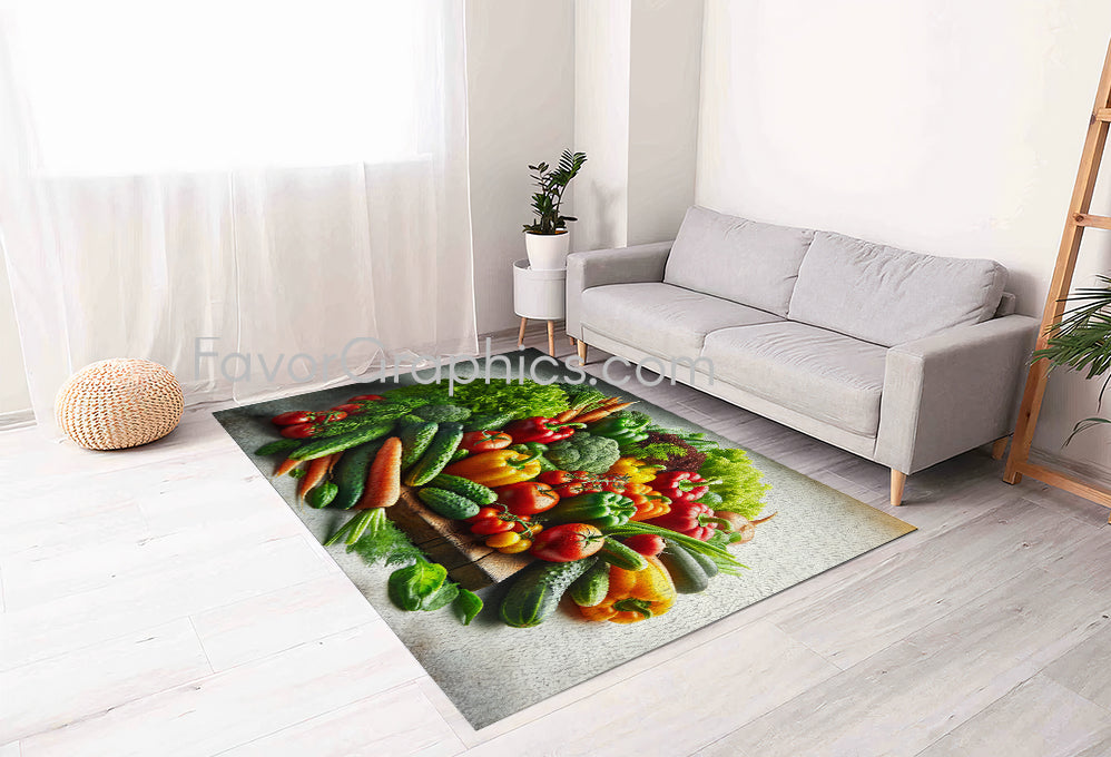 Vegetable Home Bedroom Decor Rug Carpet Mat