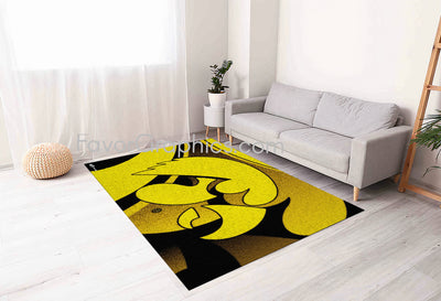 Iowa Hawkeyes Home Bedroom Decor Rug Carpet Mat