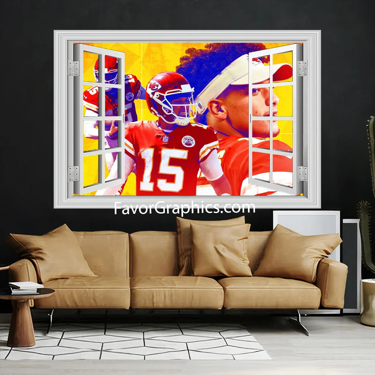 Patrick Mahomes Vinyl Wall Art Decal Sticker Poster Print Mural