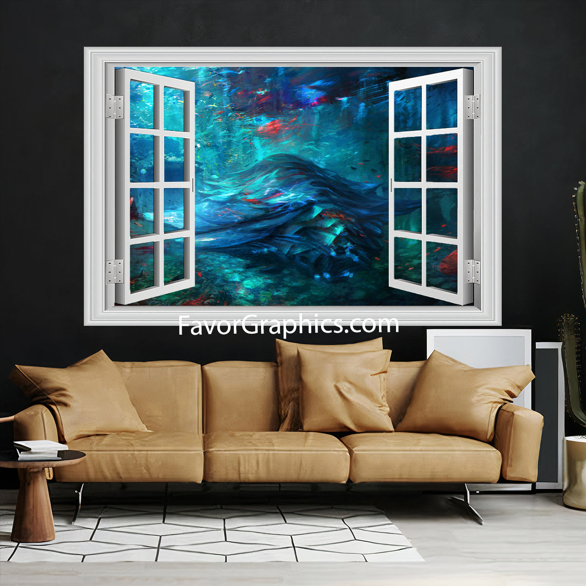 Underwater Under The Sea Vinyl Wall Art Decal Sticker Poster Print Mural