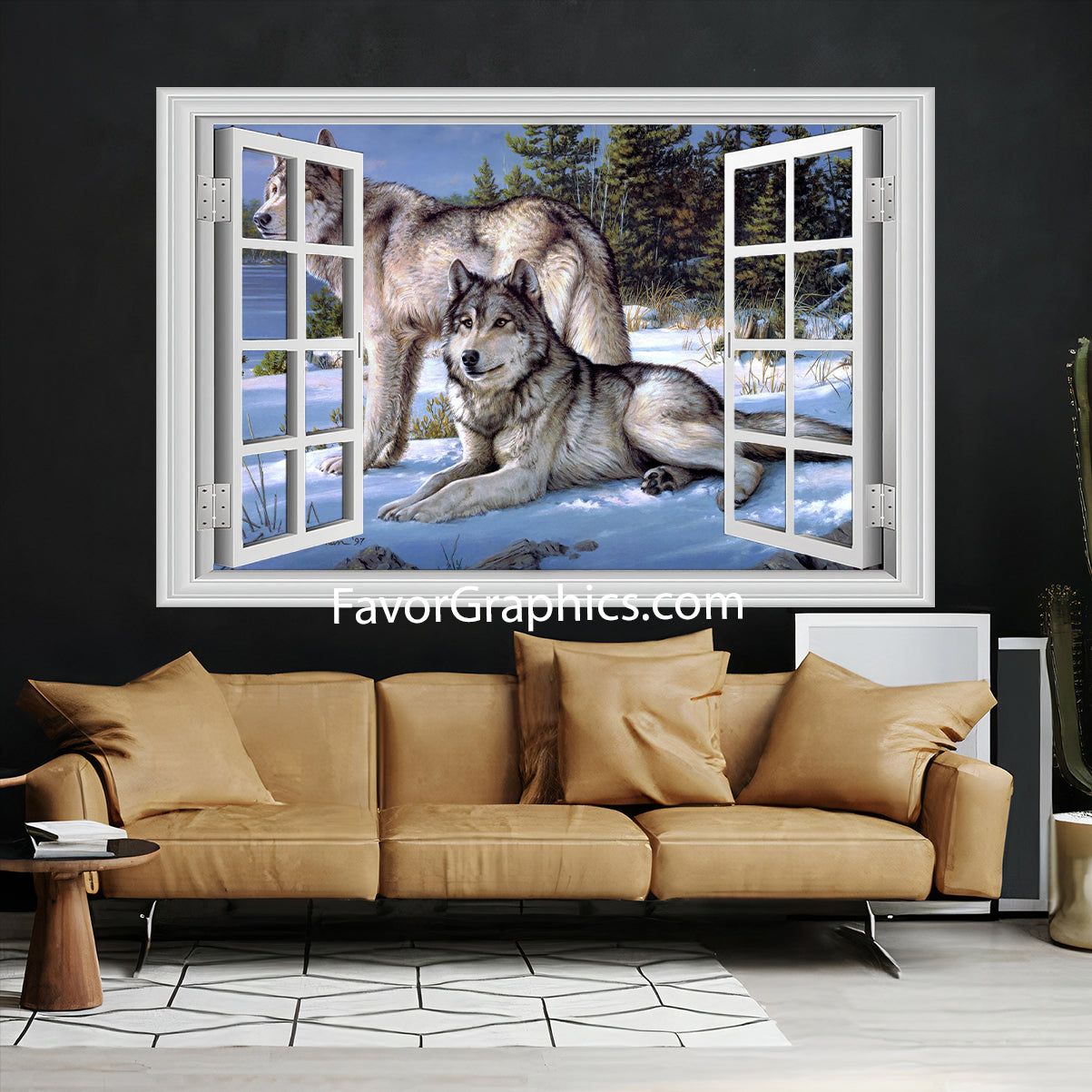 Wolf Vinyl Wall Art Decal Sticker Poster Print Mural