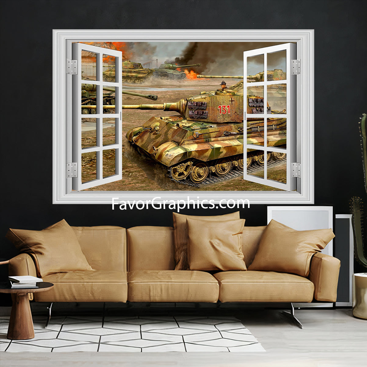 Tank Vinyl Wall Art Decal Sticker Poster Print Mural