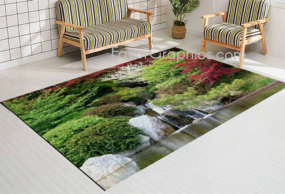 Waterfall Home Bedroom Decor Rug Carpet Mat