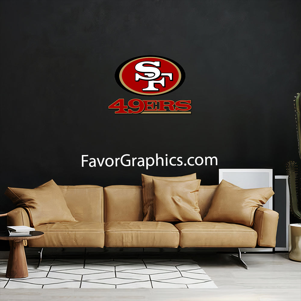 San Francisco 49ers Home Room Wall Vinyl Decal Sticker Mural Poster