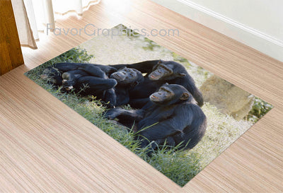 Chimpanzee Home Bedroom Decor Rug Carpet Mat