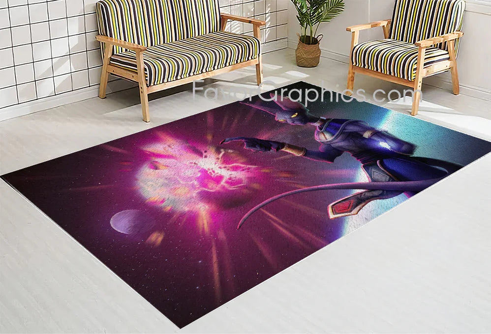 Beerus Dragon Ball Home Bedroom Decor Rug Carpet Mat