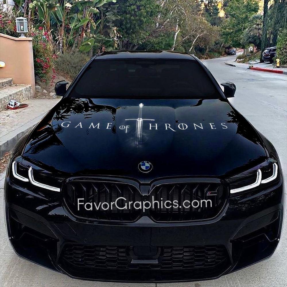 Game of Thrones Itasha Car Vinyl Hood Wrap Decal Sticker