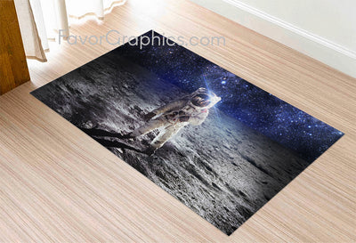 Astronaut Home Bedroom Decor Rug Carpet Mat