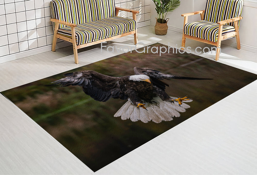 Bald Eagle Home Bedroom Decor Rug Carpet Mat