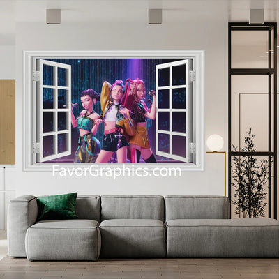 Huntrix HUNTR/X Kpop Demon Hunters Wall Art Poster Print Mural