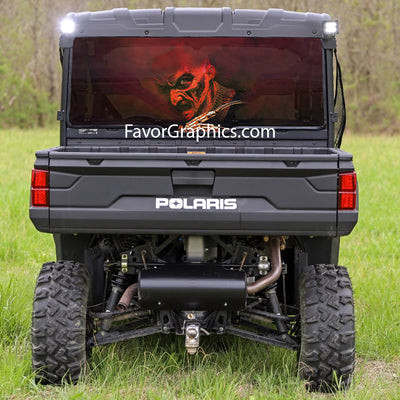 Freddy Krueger Rear Window Perforated Graphic Vinyl Decal Car Truck UTV