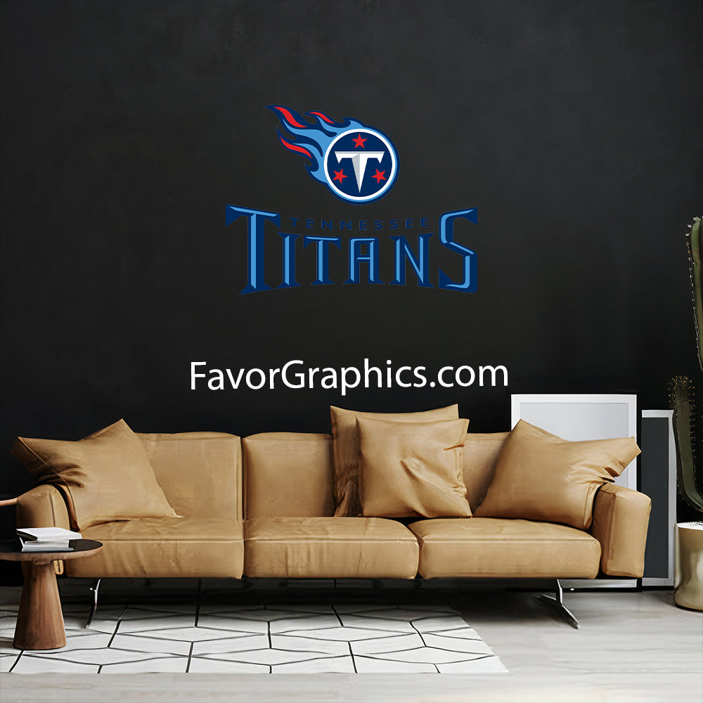 Tennessee Titans Home Room Wall Vinyl Decal Sticker Mural Poster