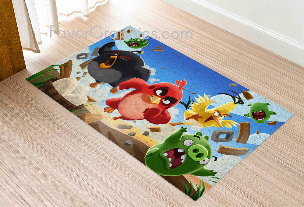 Angry Birds Home Bedroom Decor Rug Carpet Mat