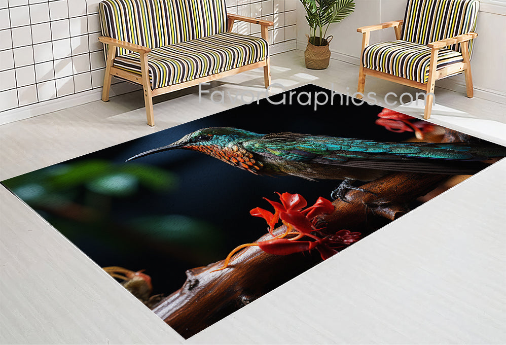 Hummingbird Home Bedroom Decor Rug Carpet Mat