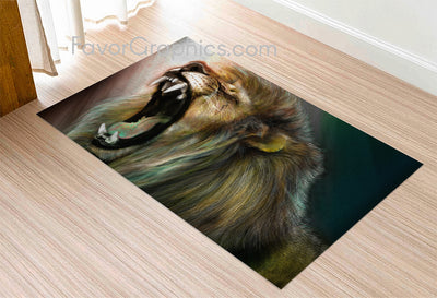 Lion Home Bedroom Decor Rug Carpet Mat