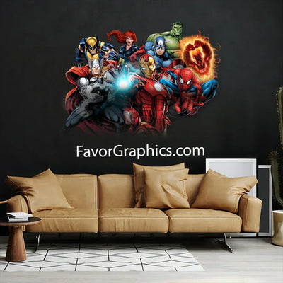 Avengers Superheroes Home Room Wall Vinyl Decal Sticker Mural Poster