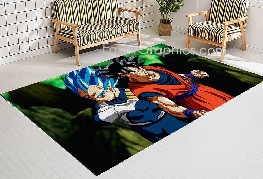 Goku Vegeta Home Bedroom Decor Rug Carpet Mat